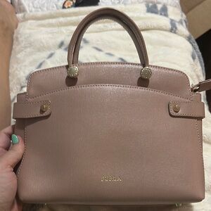 Furla Women's Tan Leather Handbag